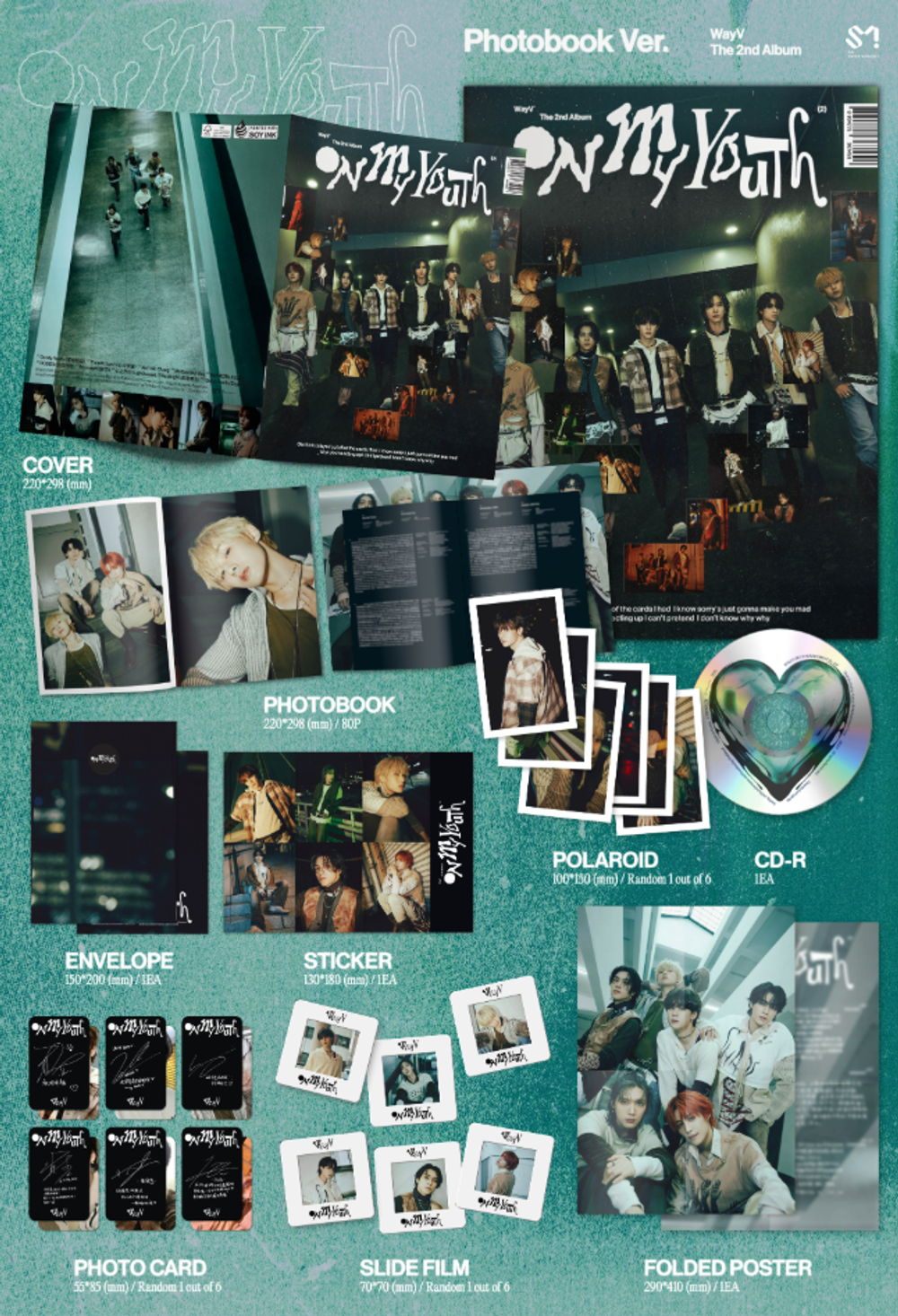 Альбом WayV - On My Youth (Photobook Ver.)