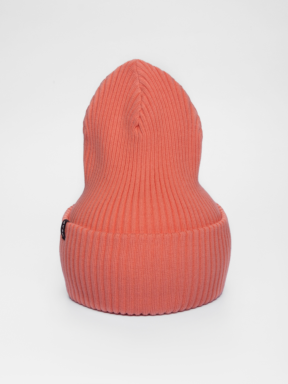 Шапка вязаная весенняя/осенняя МУЛА (Коралл)