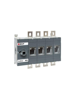 Рубильник 4п 400А без рукоятки управления TwinBlock EKF tb-s-400-4p