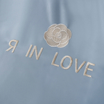 Комплект постельного белья Сатин-Шелк Я IN LOVE на резинке LVR011