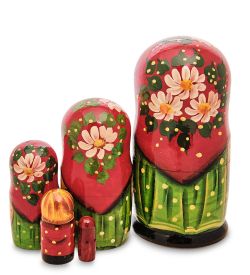 Народные промыслы МР-24/ 78-B Матрешка 5м «Ксения с зайцем»