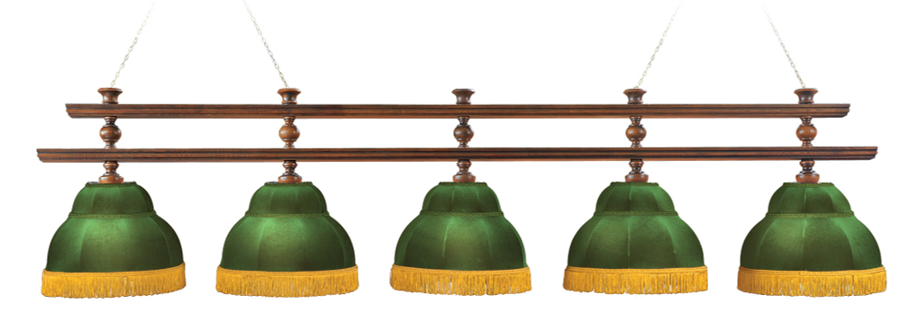 Лампа Ливерпуль Люкс 5 плафонов - дуб