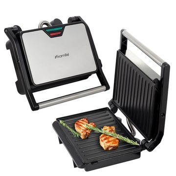 Гриль электрический 900 Вт. Kamille KM 6722 с антипригарным покрытием