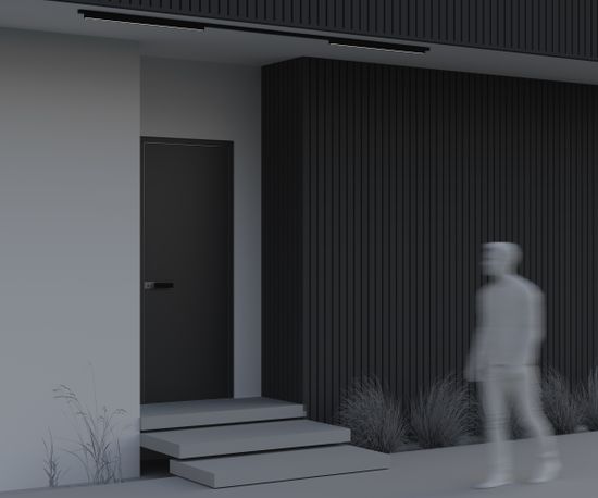 Уличный трековый светильник Outdoor O-TR02-1-S-24WB4K