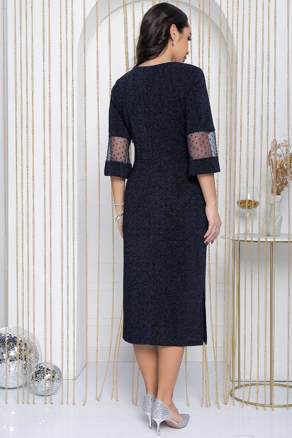 Платье Стрекоза (темно-синее) П12076 LT Collection