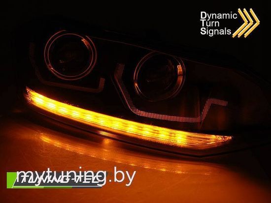 Фары передние VW POLO VI 2G 2017- SEQ LED BLACK