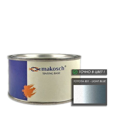 Автоэмаль makosch/TOYOTA 8S1, Базовая эмаль, серебристый, перламутр, 200мл.