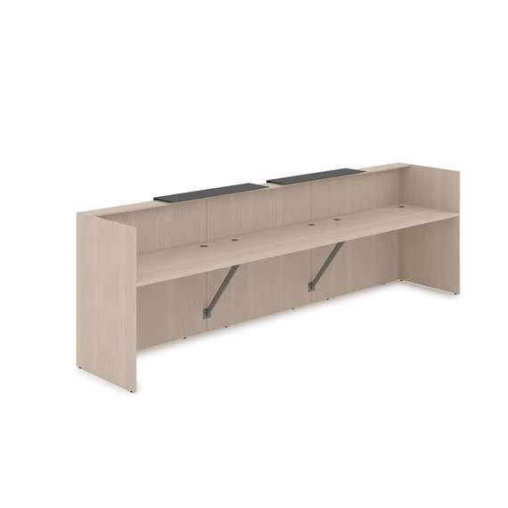 1КР-КЛ.002.1 Комплект Ресепшн с фартуком HPL (3632*750*1149) (с подсветкой)