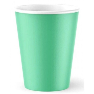 Стакан бум. 250мл d-80мм БИРЮЗОВЫЙ.гор.нап.1/50шт