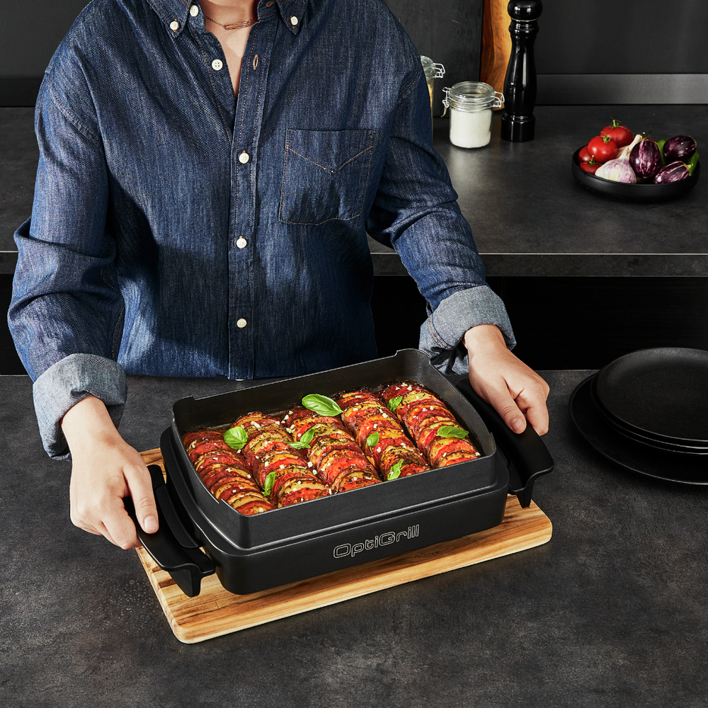 Комплект электрогриль Tefal GC716D12 + насадка Tefal XA725870