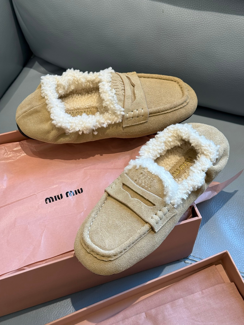 Miu Miu Suede Loafers (3 colors)