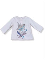 лонгслив ясельный для девочки хлопок.