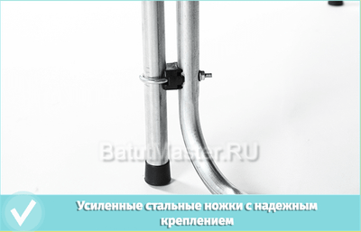 Батут с сеткой, диаметр 4,5 фт