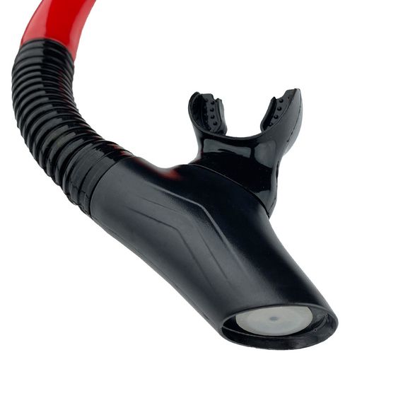 Трубка Scorpena J2 с двумя клапанами красная