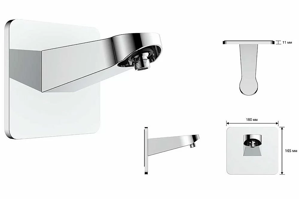 Душевая система Vincea Inspire VSFW-433TI3MB черная матовая