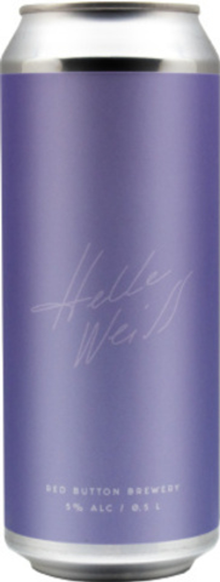 Пиво Рэд Баттон Хелле Вайс / Red Button Helle Weiss 0.5 - банка