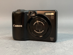 Canon PowerShot A1300 на белом фоне небольшое пятно