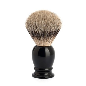Помазок MUEHLE CLASSIC, барсучий ворс высшей категории Silvertip, черная смола, размер L (93 K 256)