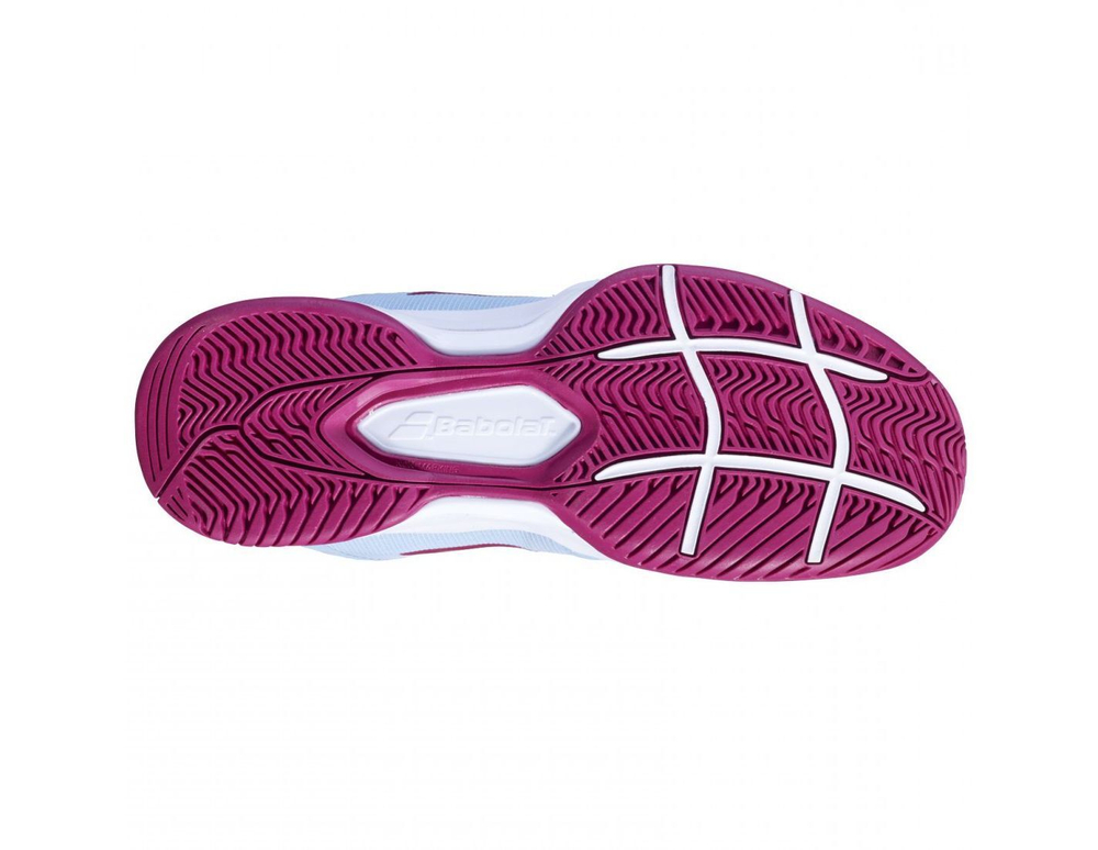 Женские Кроссовки теннисные Babolat SFX3 All Court Women - clearwater/cherry