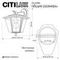 Уличный настенный светильник Citilux Forts CLU10W