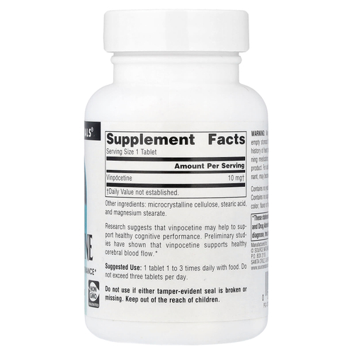 Source Naturals, винпоцетин, 10 мг, 240 таблеток