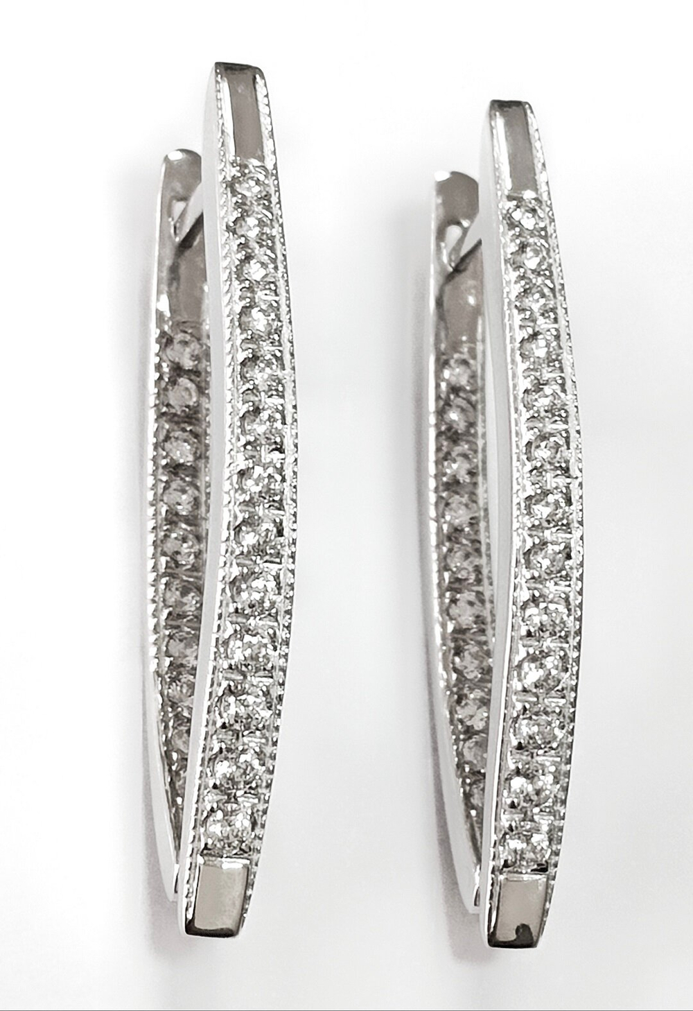 Ювелирные серьги серебро Эстерелла