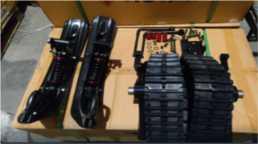 Установочный комплект гусеницы и лыжи GRIZLIK A125 / RAPTOR / T-REX