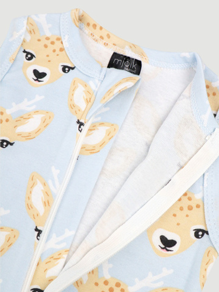 Песочник без рукавов Mjölk Sleep and Play Оленята NEW
