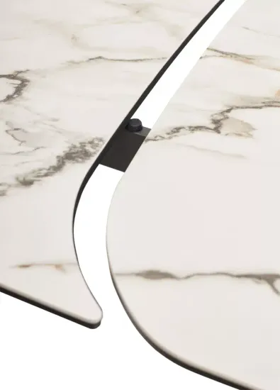 Стол VALDEMAR 180 KL-188 итальянская керамика, стекло/ каркас темно-серый/Kl-188