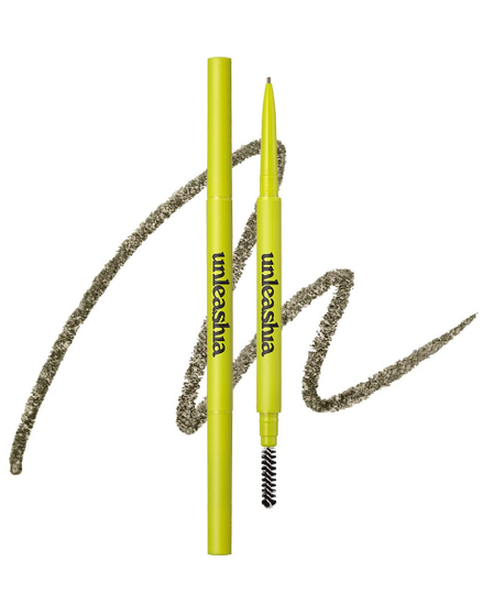 Unleashia Карандаш + фиксатор для бровей № 1 - Shaper Defining Eyebrow Pencil № 1 Oatmeal Brown