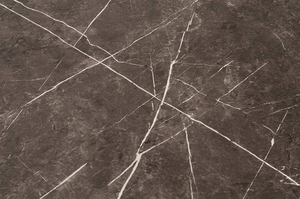 "Каффе" стол из HPL круглый Ø70см, цвет "серый мрамор", подстолье стальное