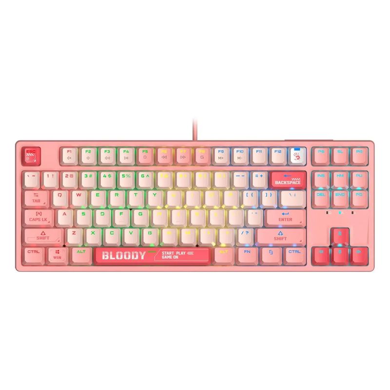 Клавиатура USB A4Tech S87 Energy Pink