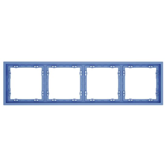 Рамка пластиковая VOLTUM S70 на 4 поста, (деним)