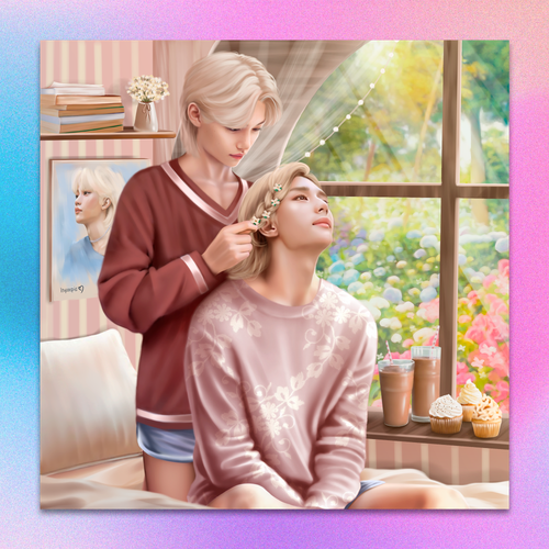 Арт принт / alexstayart / STRAY KIDS / Хёнликсы #06