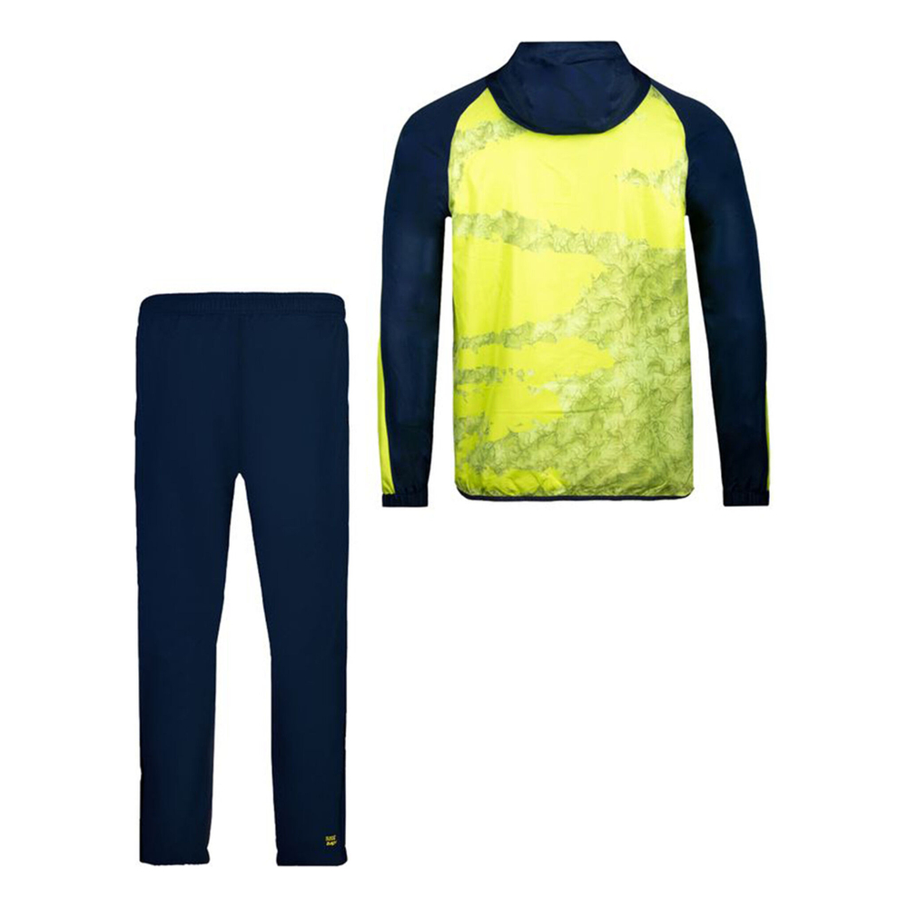 Мужские теннисные Костюмы BIDI BADU Kidane Tech Tracksuit Men - Lime, Dark Blue