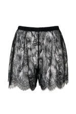"Petals of Tenderness" Шорты прозрачные из кружева.