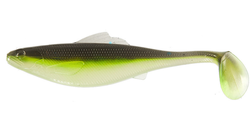 Виброхвост Lucky John Roach Paddle Tail 3.5in (8,9 см), цвет G02, 6 шт.