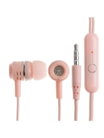 Наушники CB-52, проводные, вакуумные, микрофон, 1 м, Jack 3.