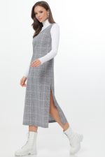 Сарафан повседневный в клетку DStrend (Акция)