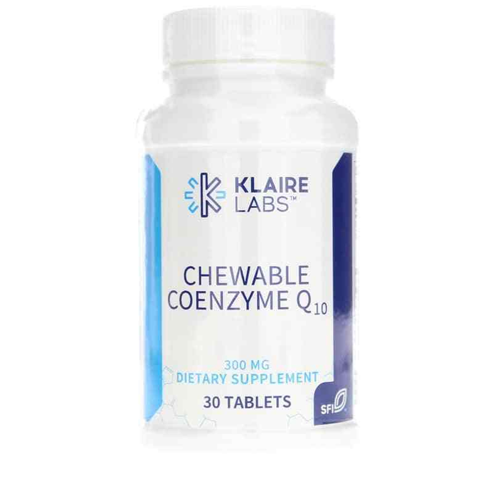Klaire Labs - Coenzyme Q10 (300 MG) Chewable - 30 chewable tablets