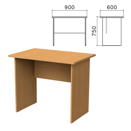 Стол письменный "Монолит", 900х600х750, цвет бук бавария,19.1