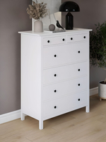 IKEA Комод КЫМОР 3 ящика, HEMNES 108*95*50, коричневый, Кымор (Хемнэс Икеа)