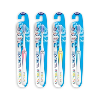 Щетка зубная с эффектом зубной нити средней жесткости DENTALSYS