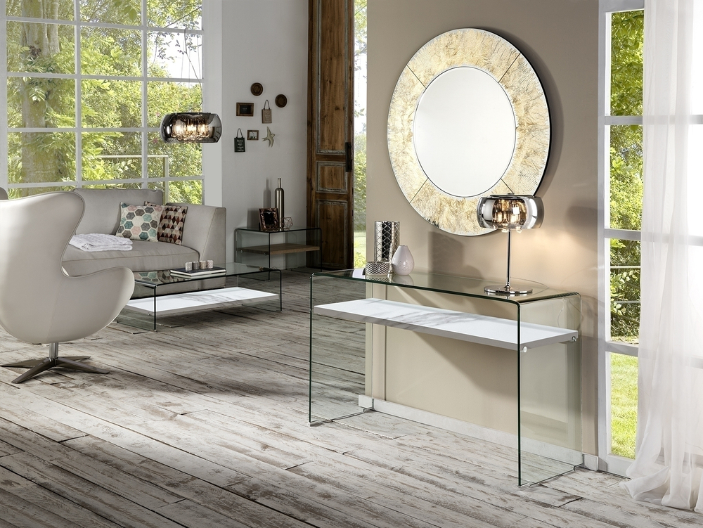 Sonoma Консольный столик стеклянный