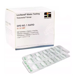 Таблетки тестера DPD1 - свободный хлор (блистер 10 таблеток) - Lovibond, Германия