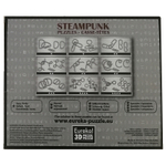 Набор металлических головоломок Eureka Стимпанк 7 серый (9 головоломок)