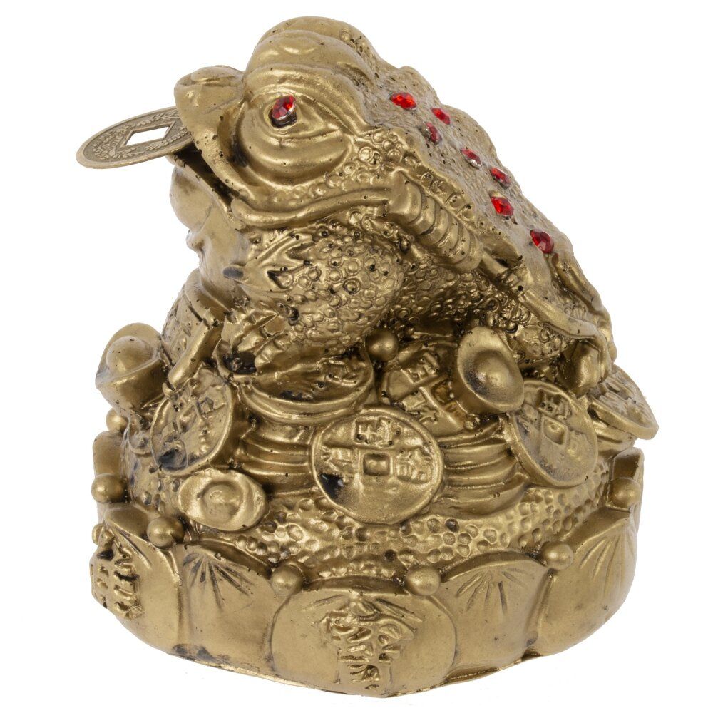 GAEM Фигурка декоративная "Лягушка денежная", L7,5 W7 H7,5 см