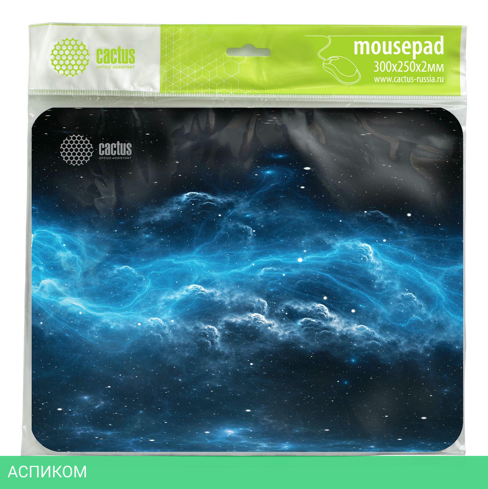 Коврик для мыши Cactus CS-MP-P05M Space Clouds