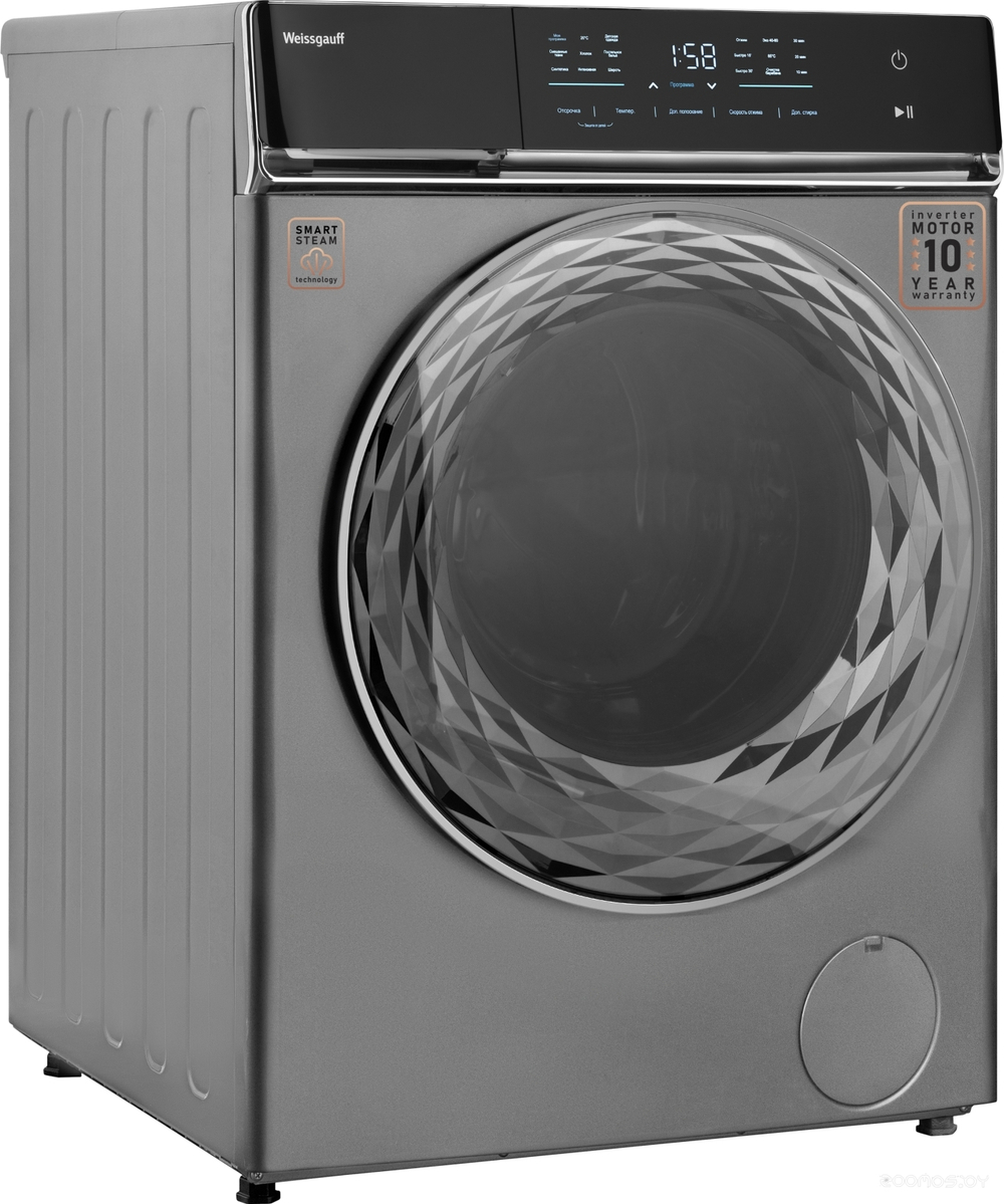 Стиральная машина WEISSGAUFF WM 879 Diamond Inverter Steam