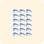 Термонаклейки на одежду. Котик пилот